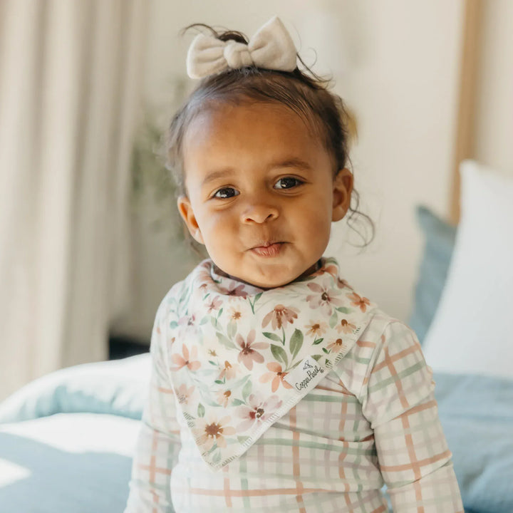 Copper Pearl Baby Natalie Bandana Bib Set (4-Pack)