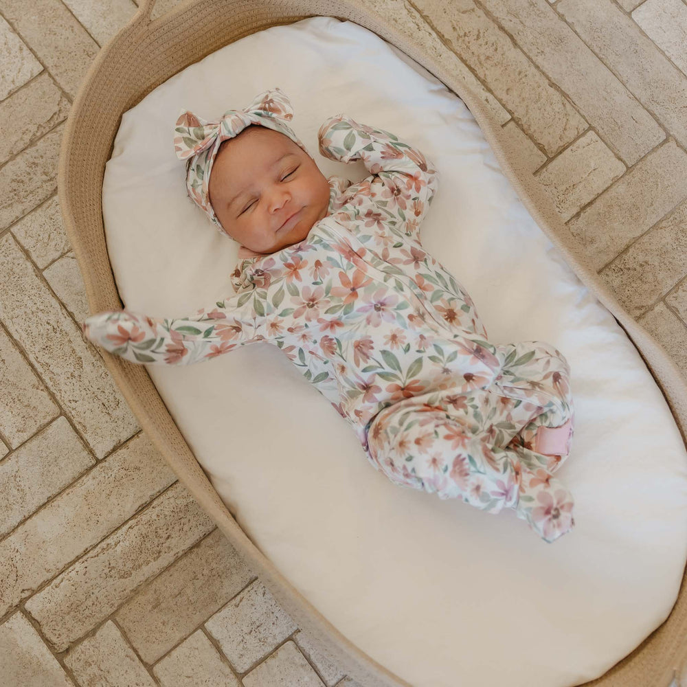 Copper Pearl Baby Natalie Knit Headband Bow