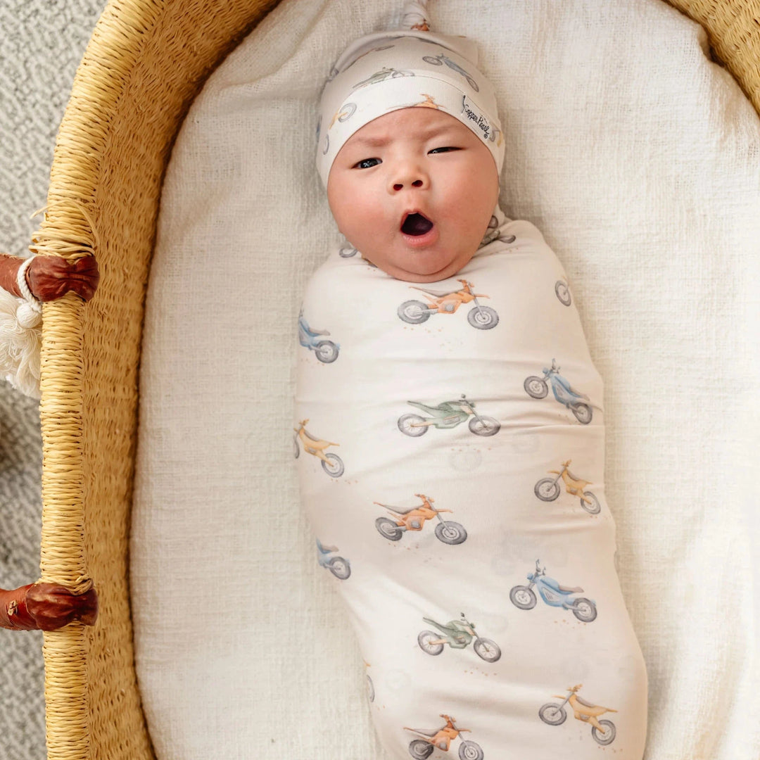 Copper Pearl Baby Ryder Knit Blanket Single