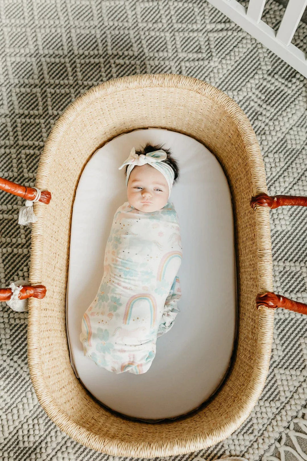 Copper Pearl Baby Whimsy Knit Blanket Single
