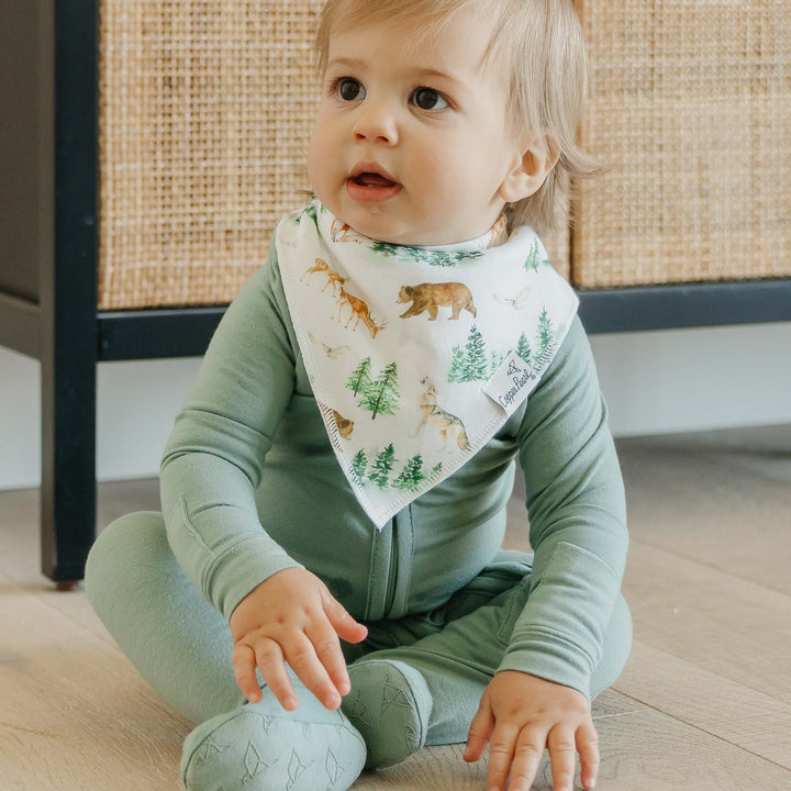 Copper Pearl Baby Wilder Bandana Bib Set (4-Pack)