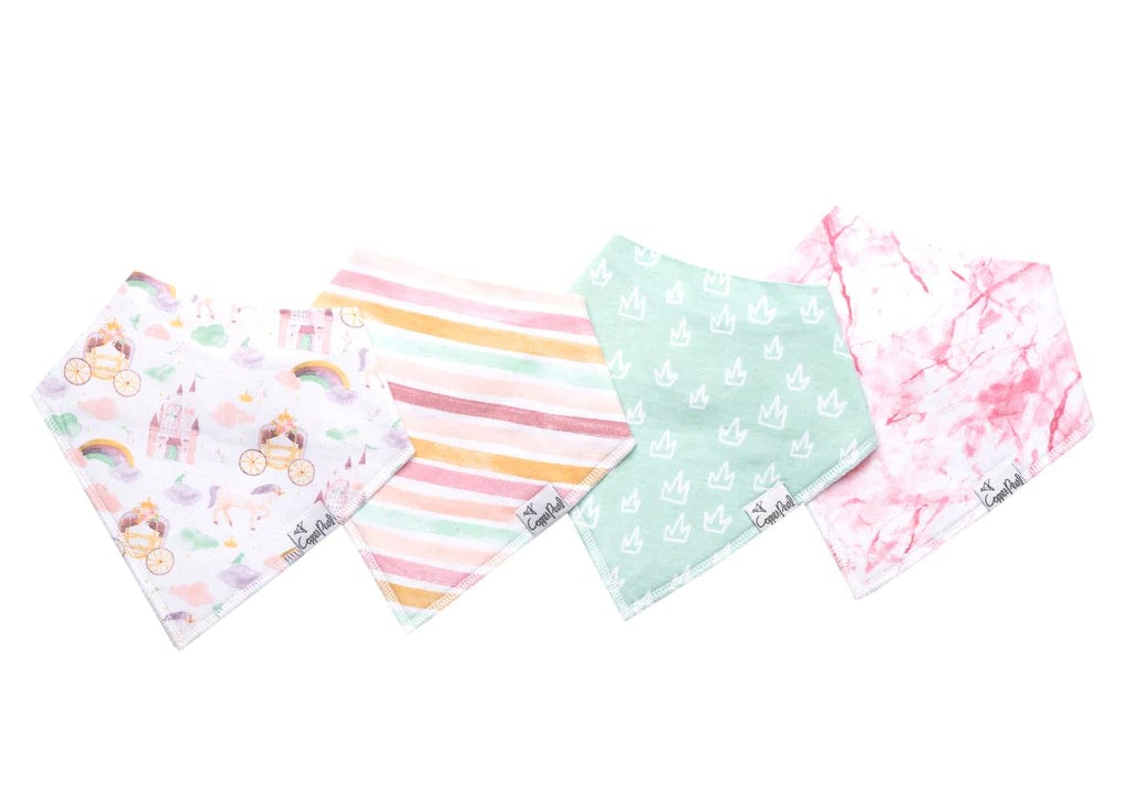 Copper Pearl Bib Enchanted Baby Bandana Bib Set (4-pack)