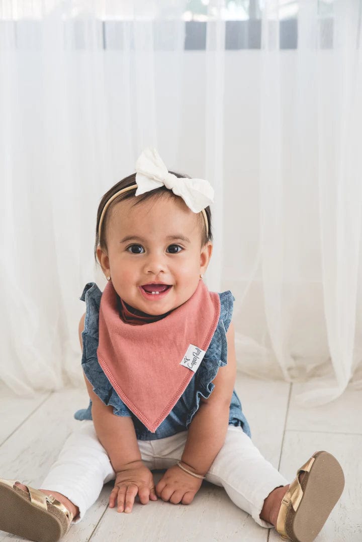 Copper Pearl Bib Jade Bandana Bib Set (4-Pack)