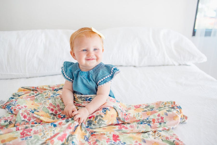 Copper Pearl Blanket Lark Knit Blanket Single