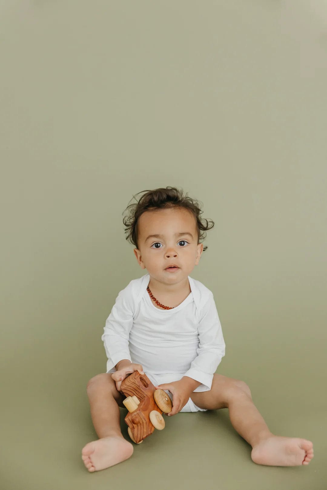 Copper Pearl Bodysuit Dove Long Sleeve Bodysuit