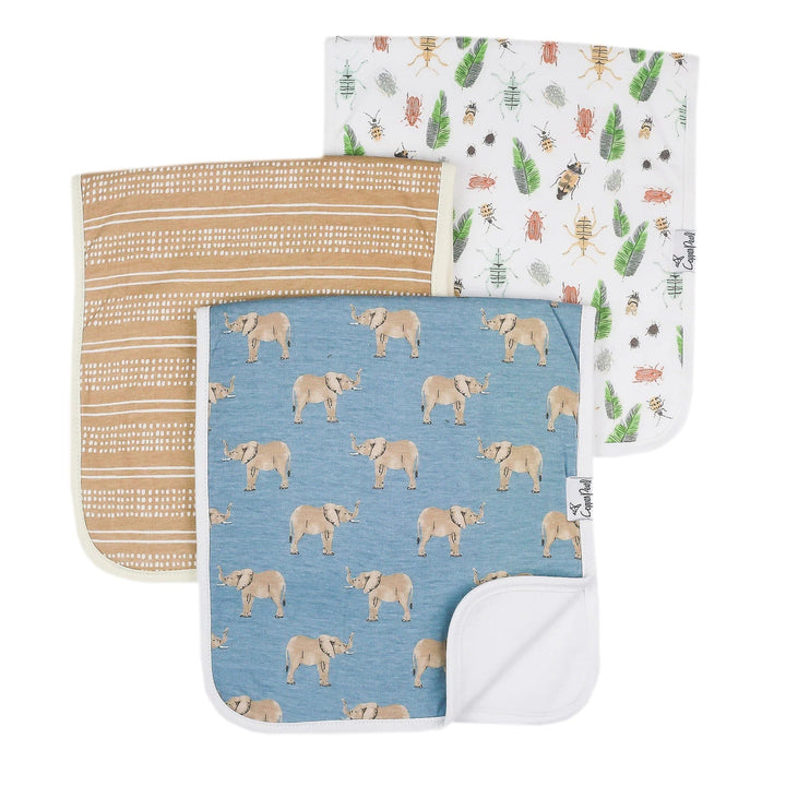 Copper Pearl Burp Cloth Peanut Burp Cloth Set