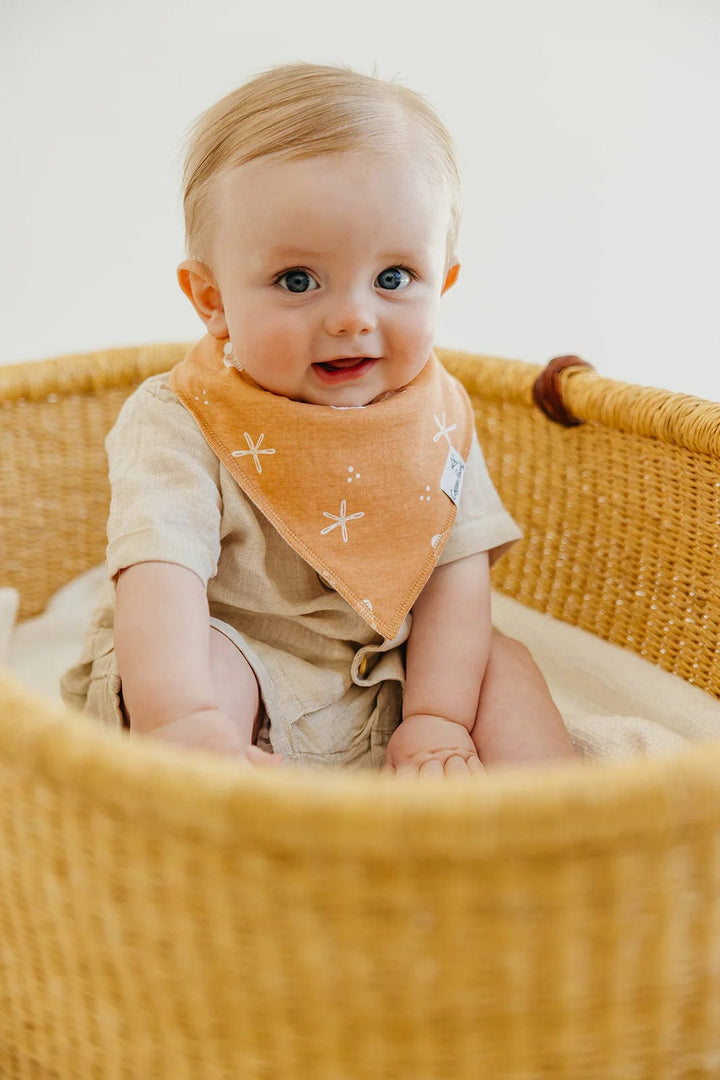 Copper Pearl Cove Bandana Bib Set (4-Pack)