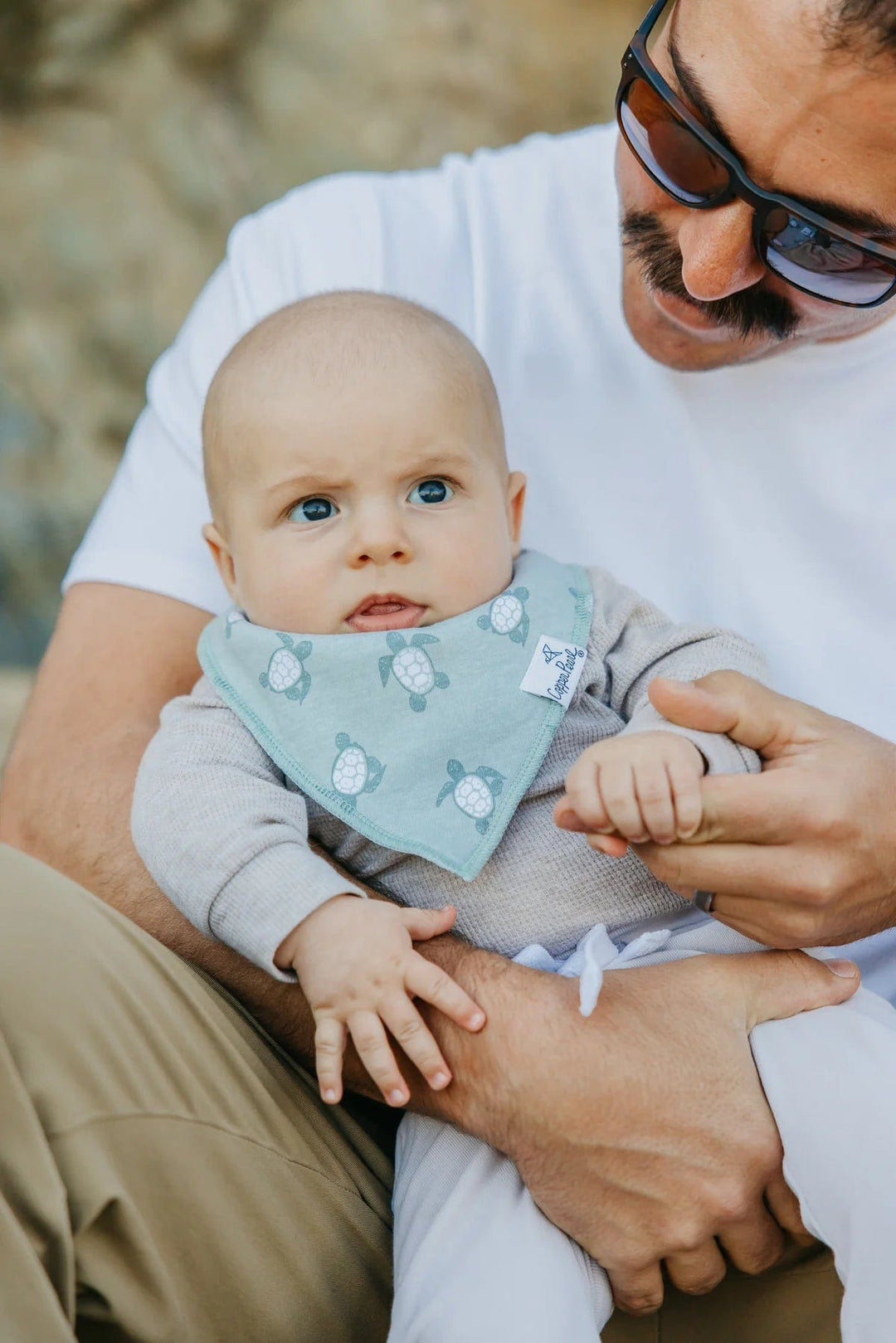 Copper Pearl Cove Bandana Bib Set (4-Pack)