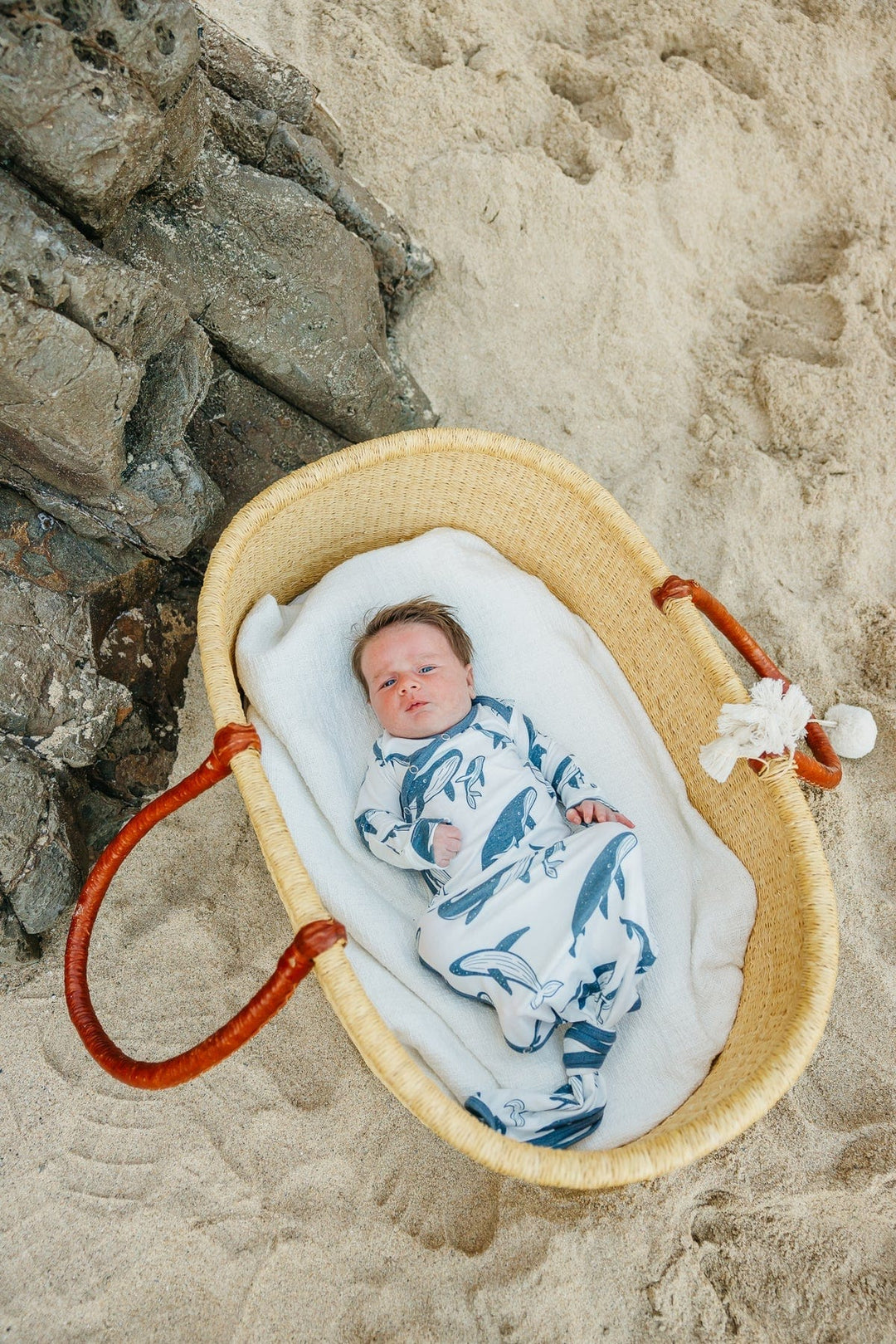 Copper Pearl Cove Newborn Knotted Gown