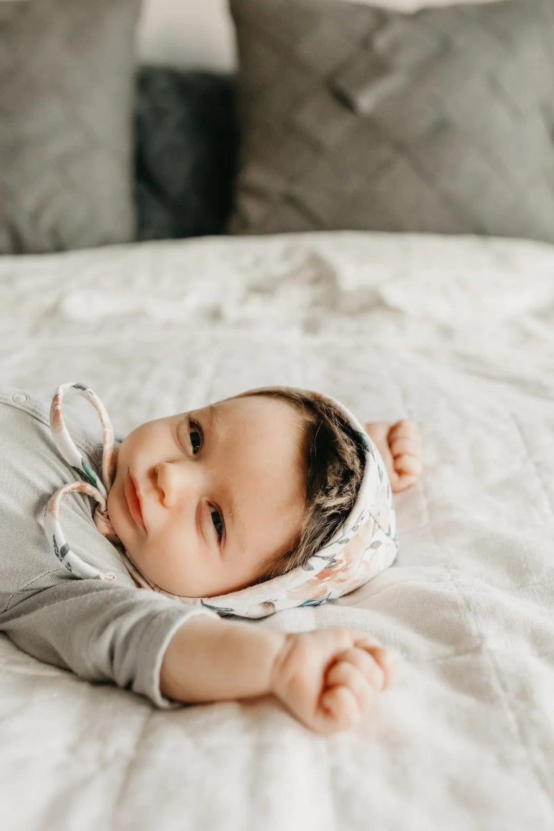 Copper Pearl Hat 0-3m Autumn Baby Bonnet