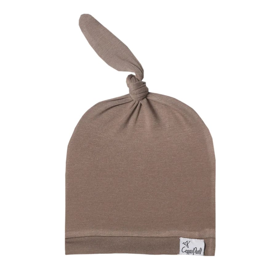 Copper Pearl Hat Gobi Top Knot Hat