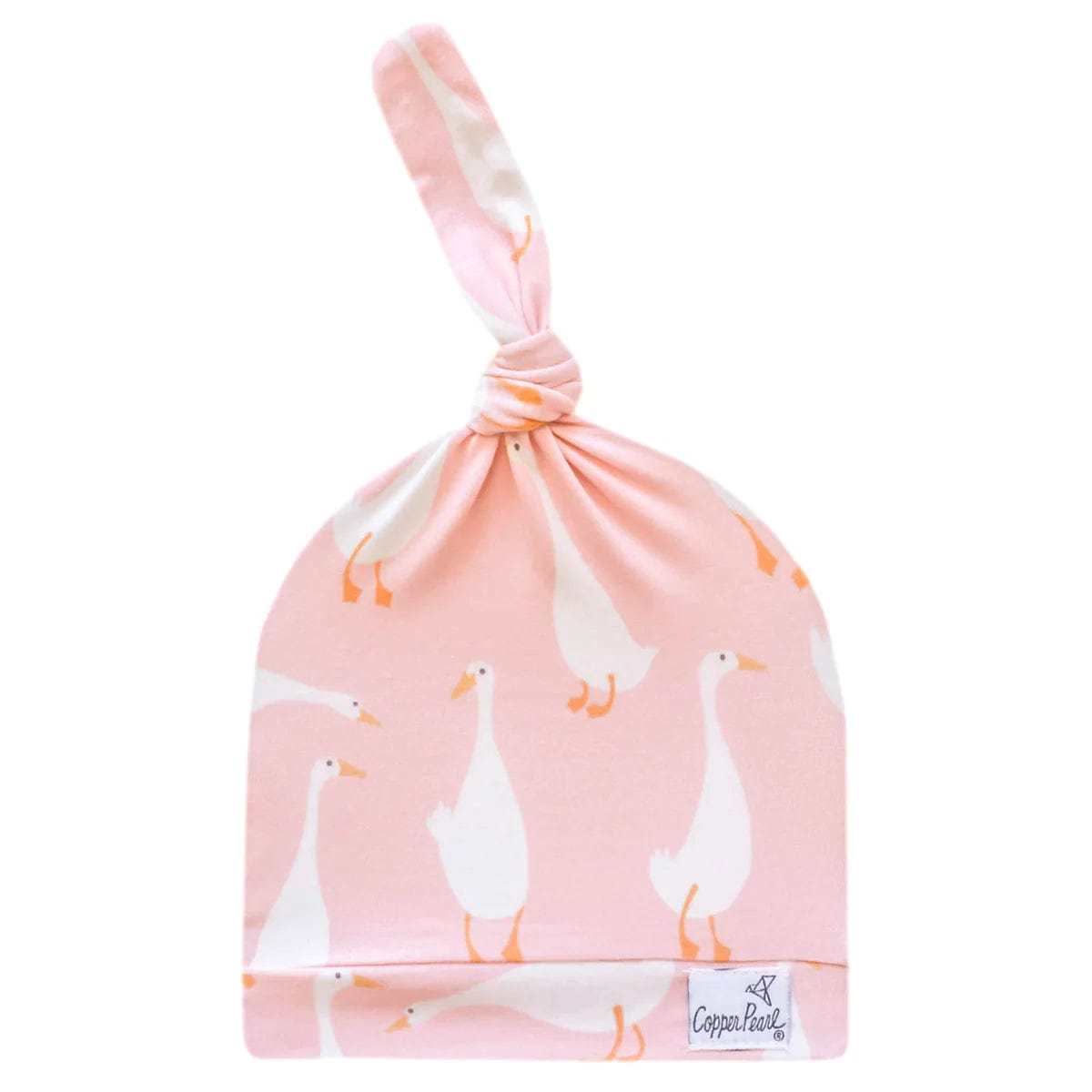 Copper Pearl Hat Goosie Top Knot Hat