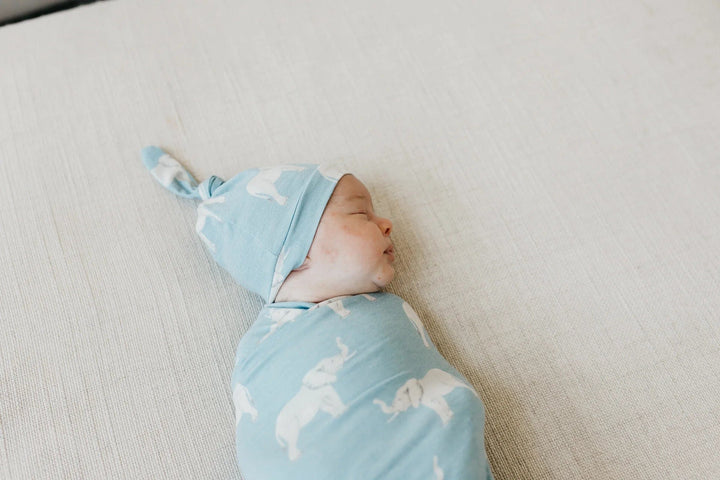 Copper Pearl Hat Peanut Top Knot Hat