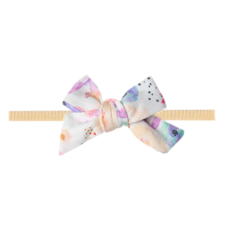 Copper Pearl Headband Bloom Classic Nylon Headband Bow