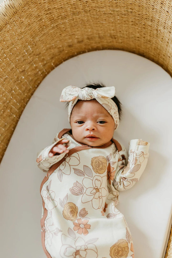 Copper Pearl Headband Ferra Knit Headband Bow