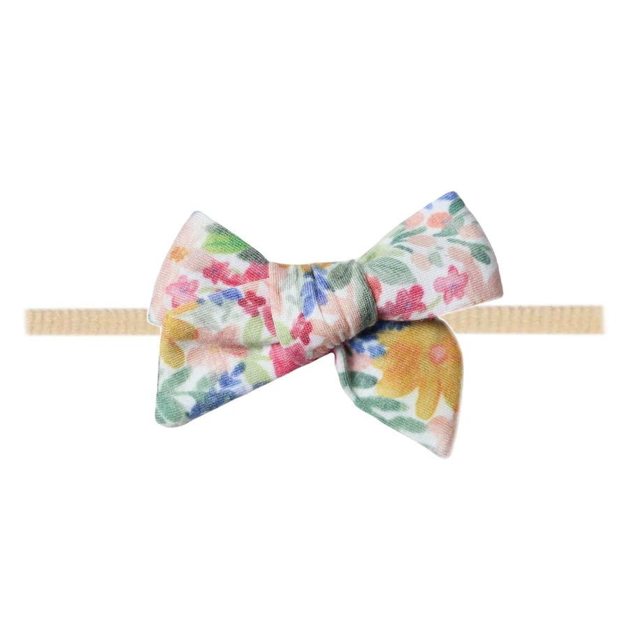 Copper Pearl Headband Lark Classic Nylon Bow