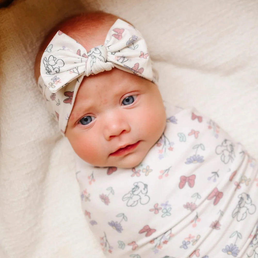 Copper Pearl Headband Minnie Mouse's Bowquet Knit Headband Bow