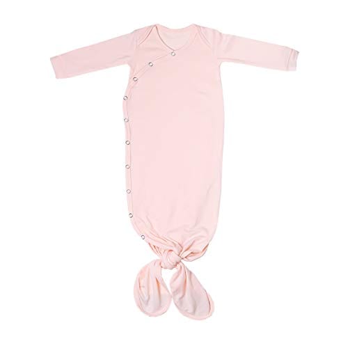 Copper Pearl Sleeping Blush Newborn Knotted Gown