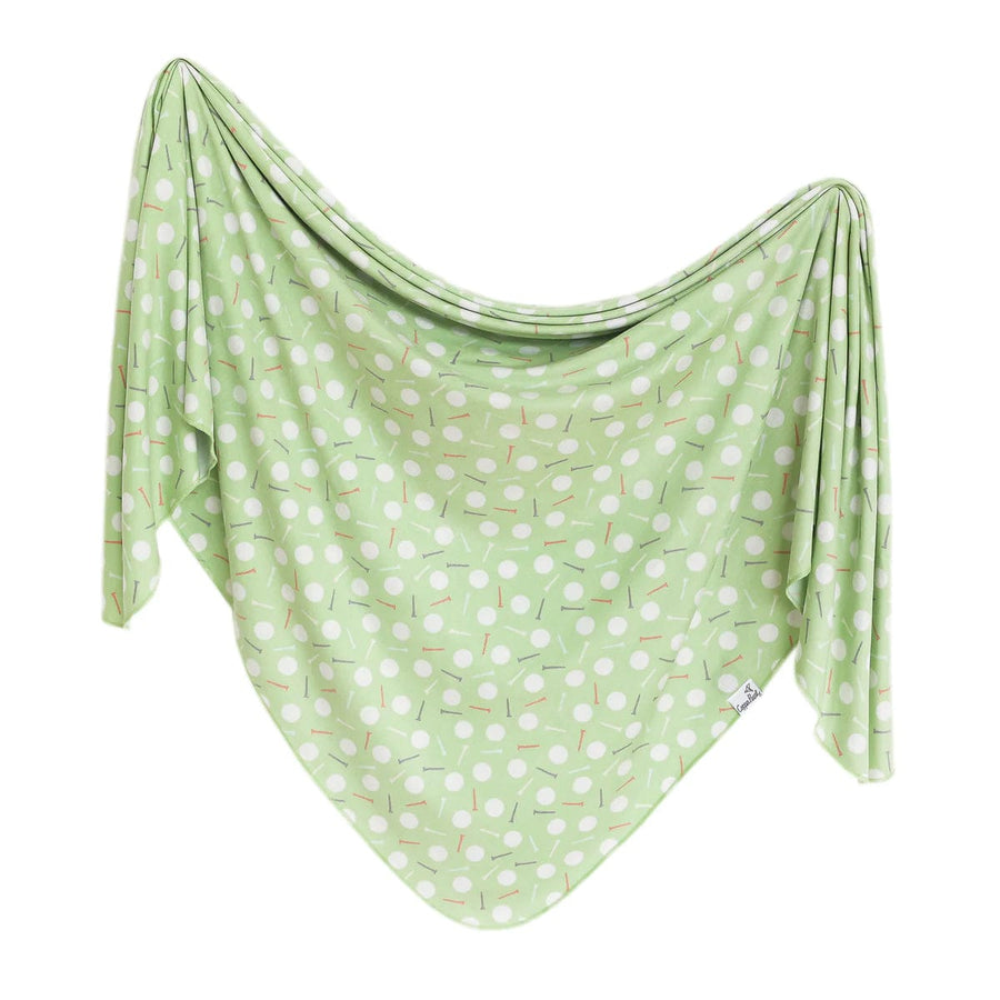 Copper Pearl Swaddle Bogey Knit Blanket Single