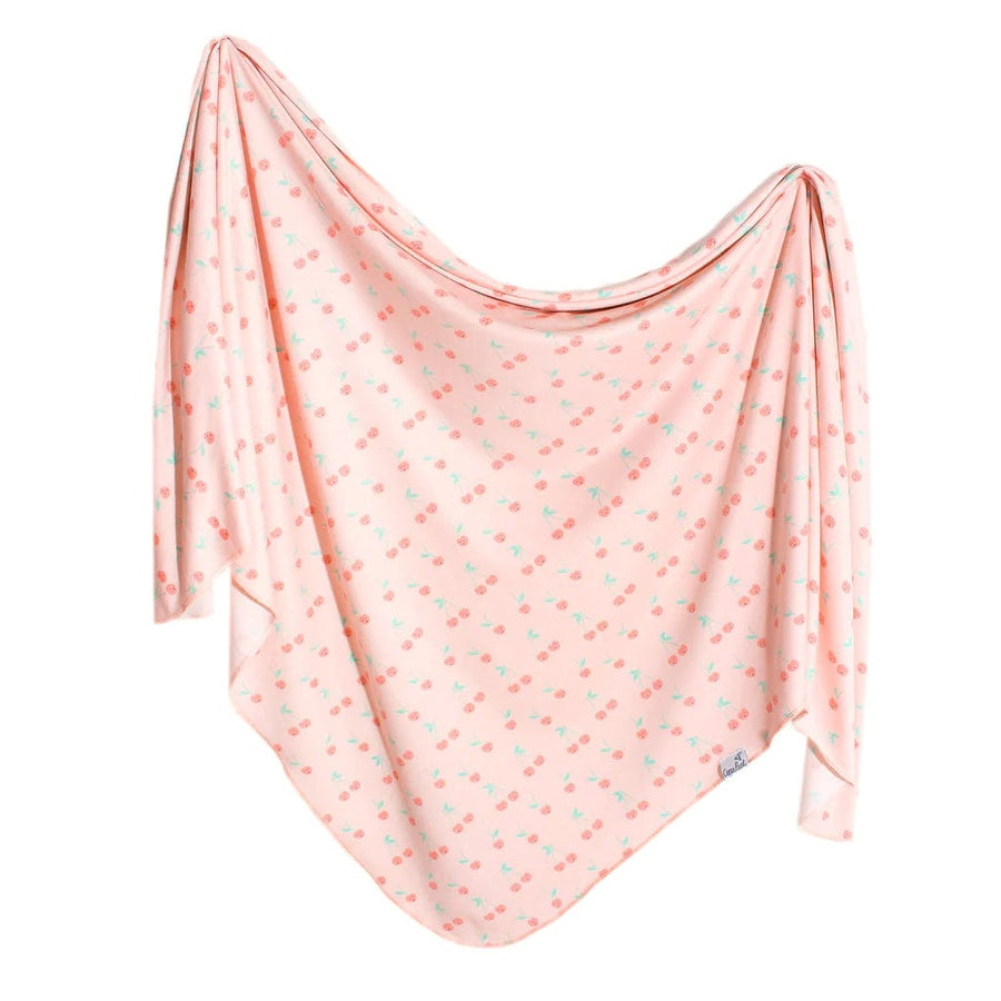 Copper Pearl Swaddle Cheery Knit Blanket Single