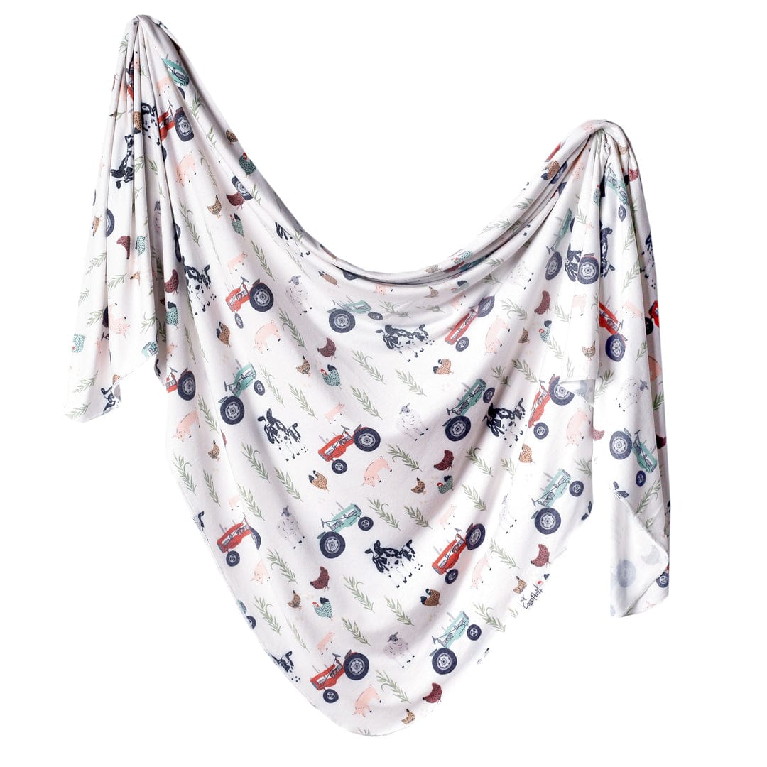 Copper Pearl Swaddle Jo Knit Blanket Single