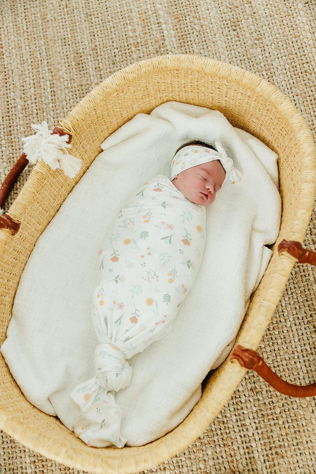 Copper Pearl Swaddle Mabel Knit Blanket Single