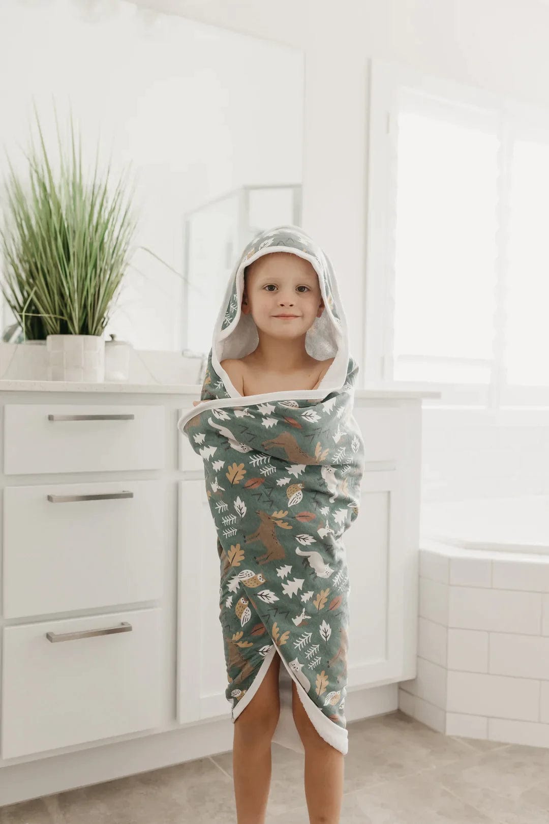 Copper Pearl Towel Atwood Knit Hooded Towel