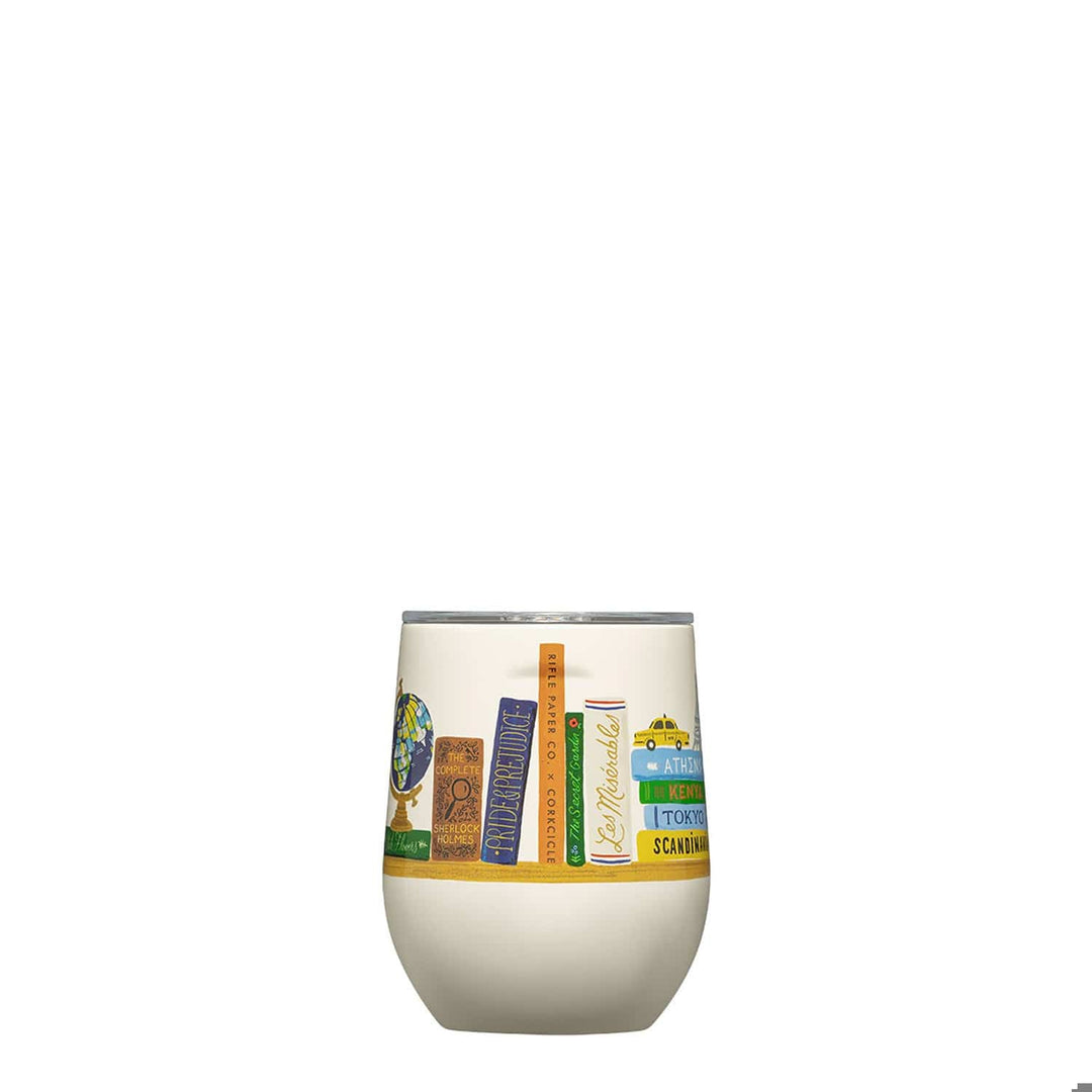 Corkcicle Home 12oz. Rifle Paper Co. Stemless - Book Club