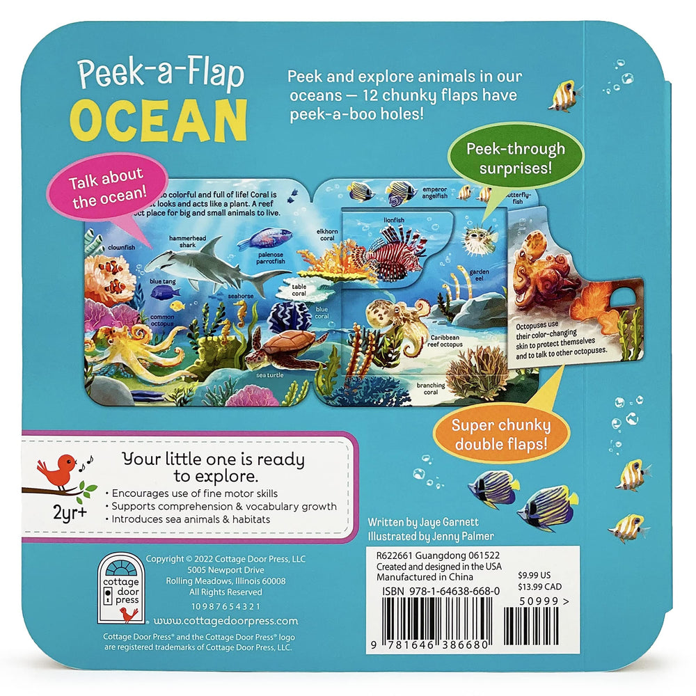 Cottage Door Press Book Peek a Flap: Ocean