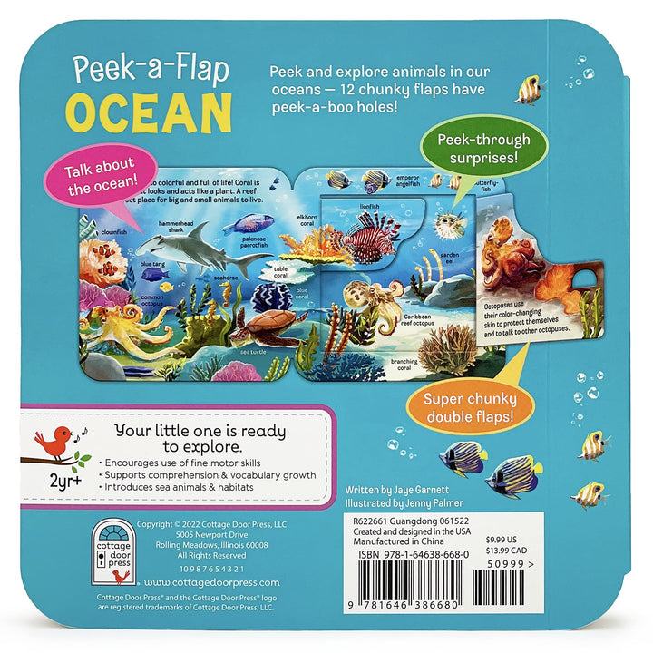 Cottage Door Press Book Peek a Flap: Ocean