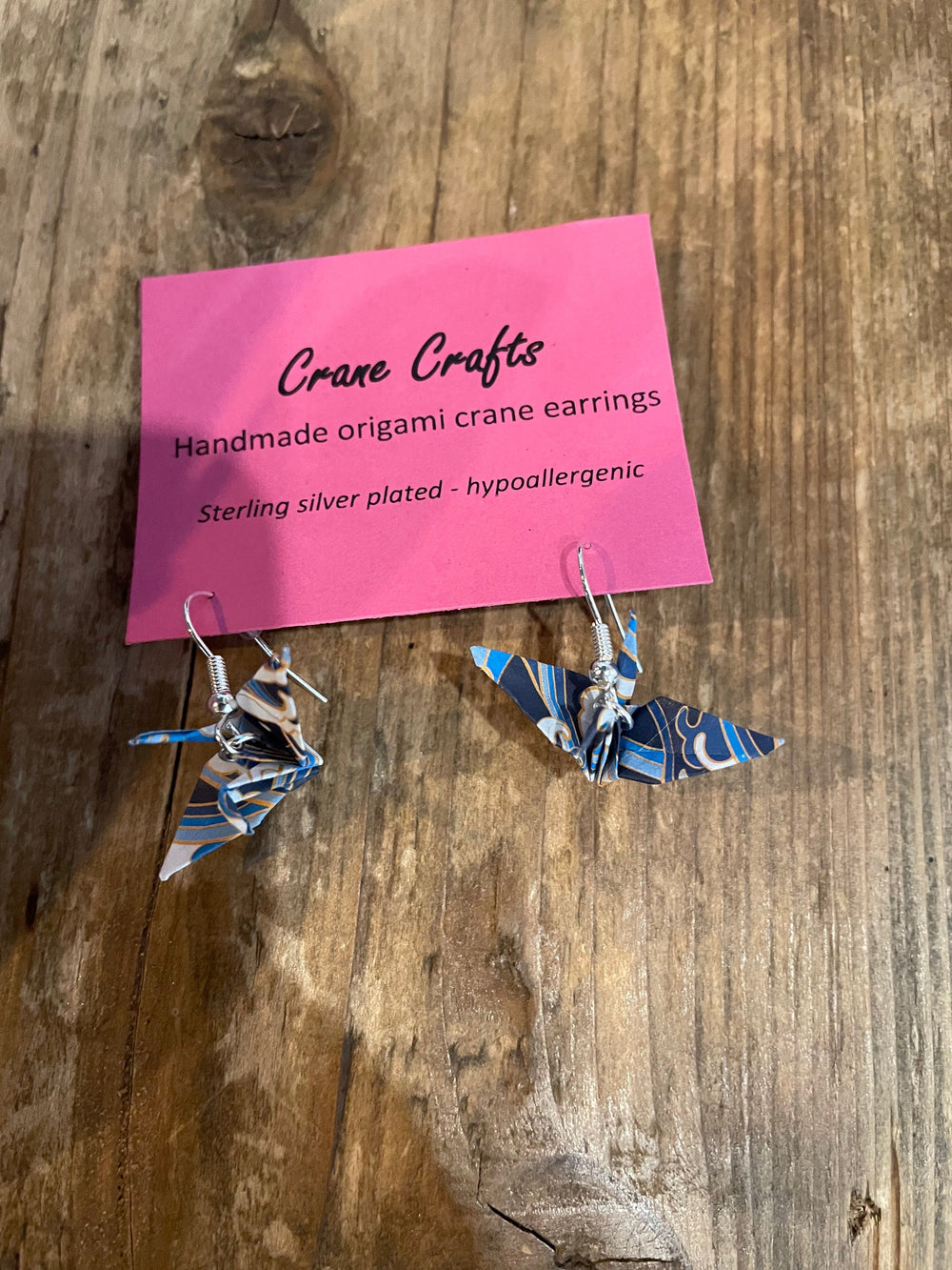 Crane Crafts Earrings Handmade Crane Earrings