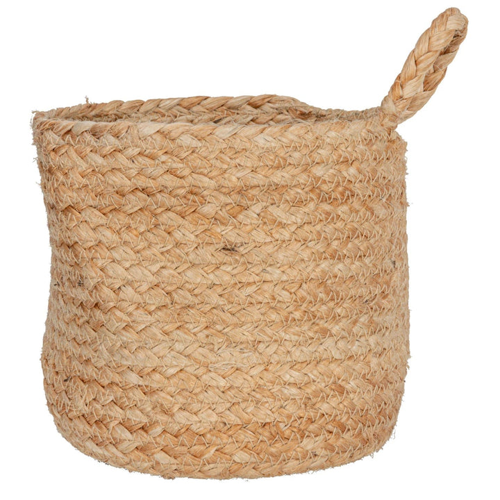 Creative Coop Basket Braided Jute Nesting Baskets w/ Handle - 3 Sizes