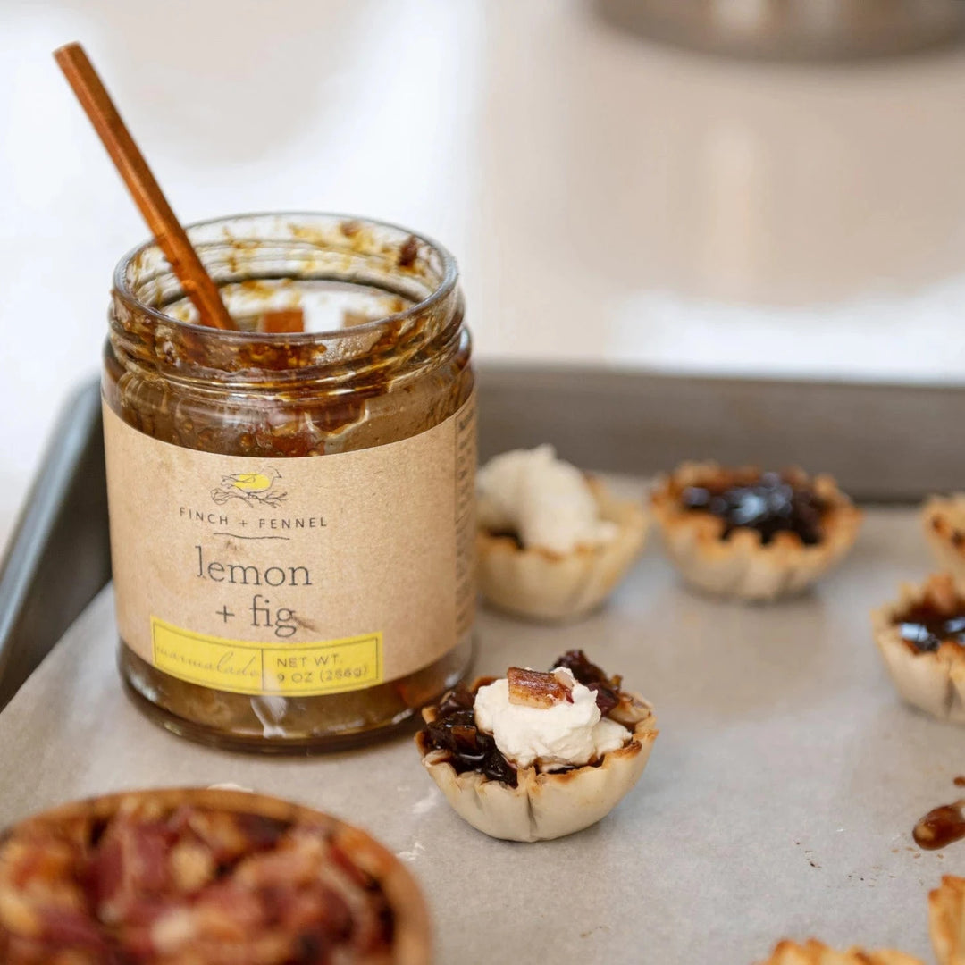 Creative Coop Food and Beverage Lemon + Fig Marmalade