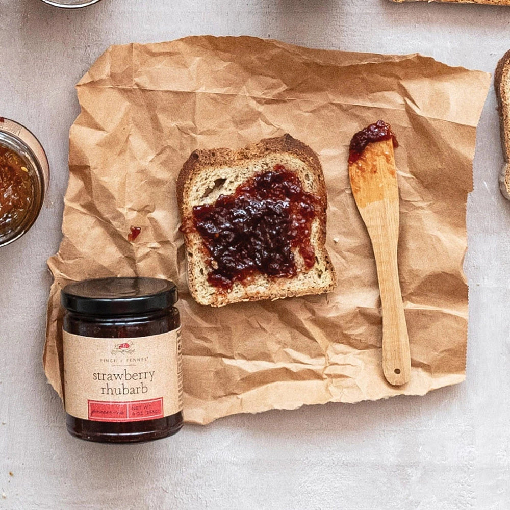 Creative Coop Food and Beverage Strawberry Rhubarb Preserves