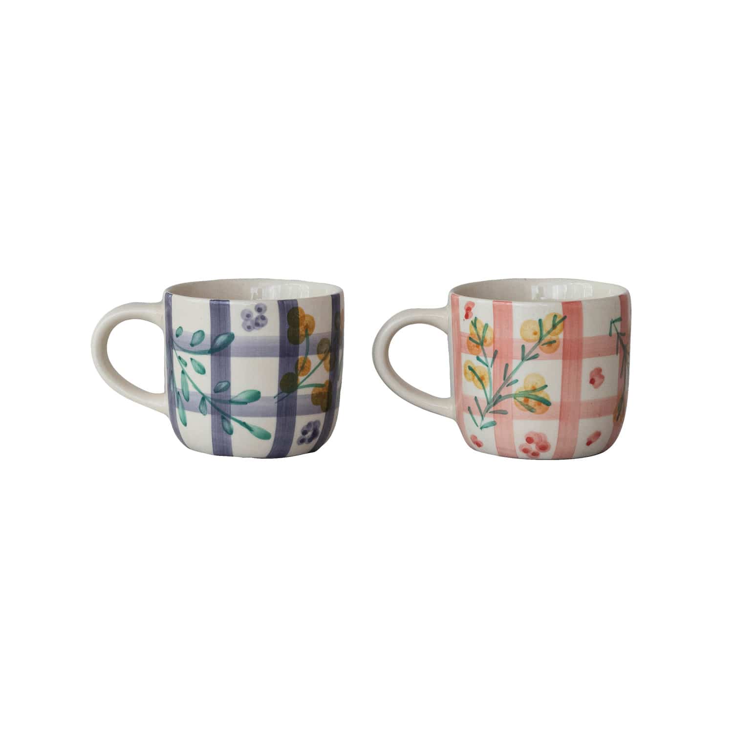 Creative Coop Gifts Hand-Painted Stoneware Mug