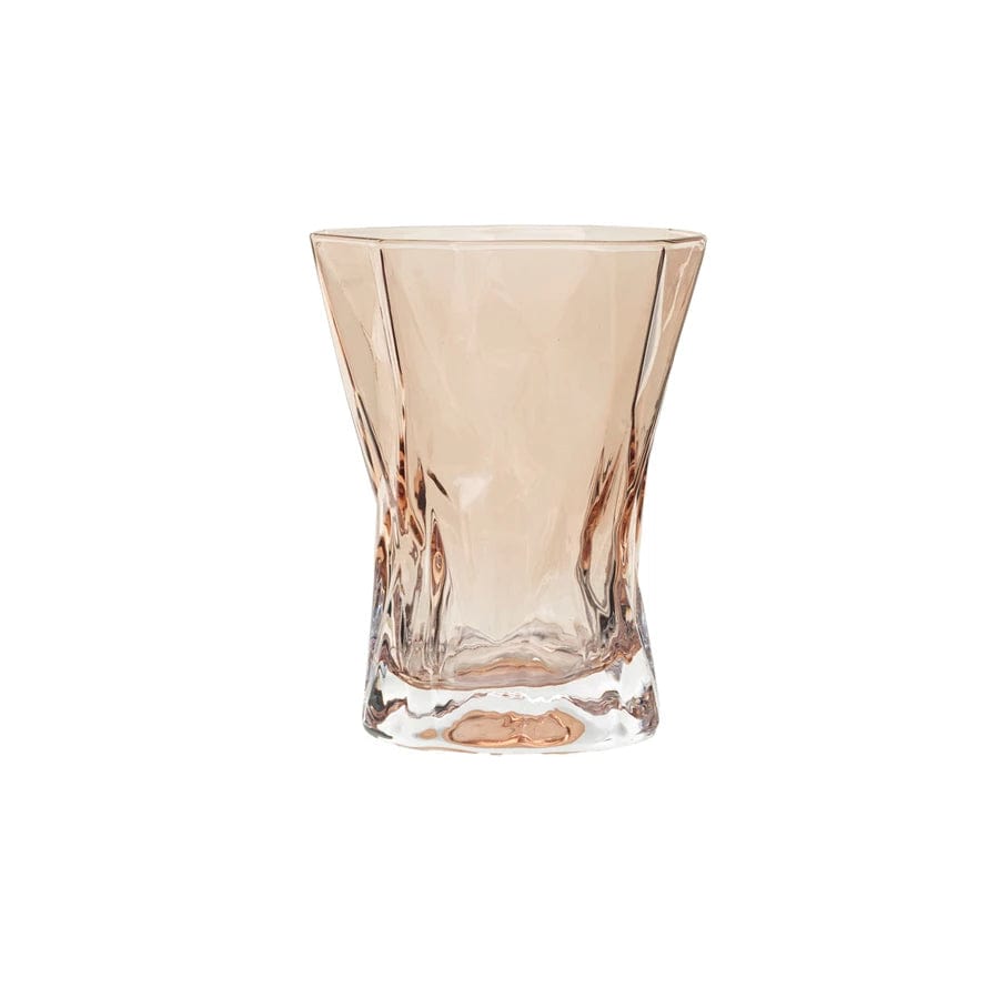 Creative Coop Glass 10 oz. Drinking Glass, Plum Color