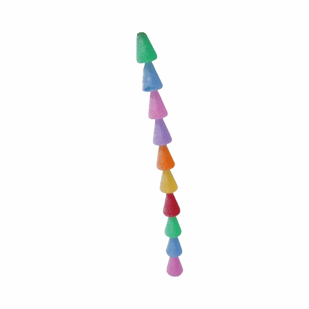 Creative Coop Holiday Plastic Gumdrop Garland, Multi Color