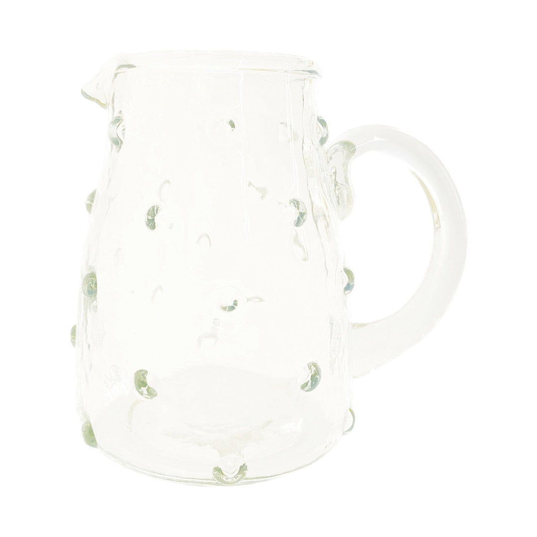Creative Coop Home 8 oz. Recycled Glass Hobnail Creamer