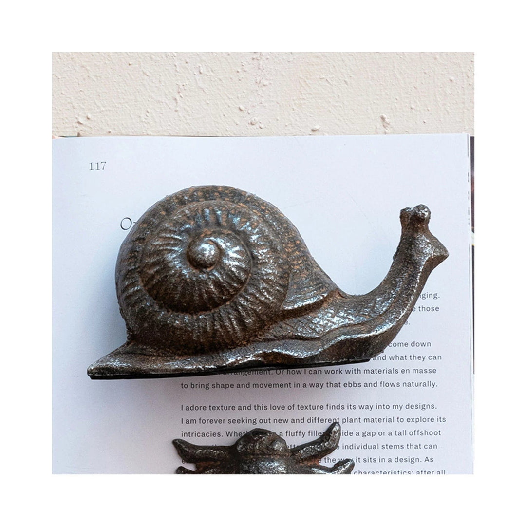 Creative Coop Home Decor Cast Iron Snail, Rust Finish Decor Piece