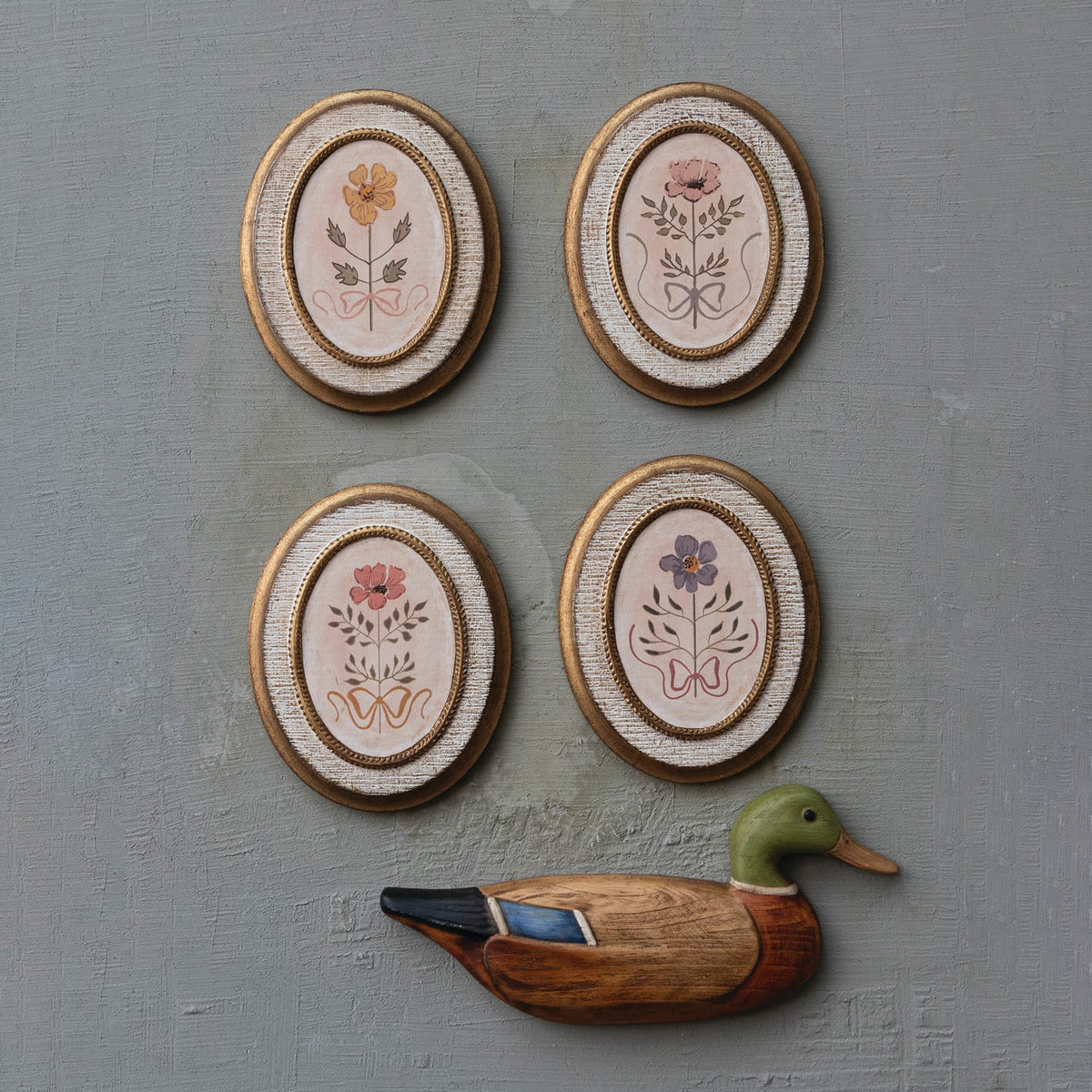Creative Coop Home Floral Wall Decor