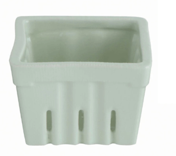 Creative Coop Home Mint Textured Stoneware Berry Basket