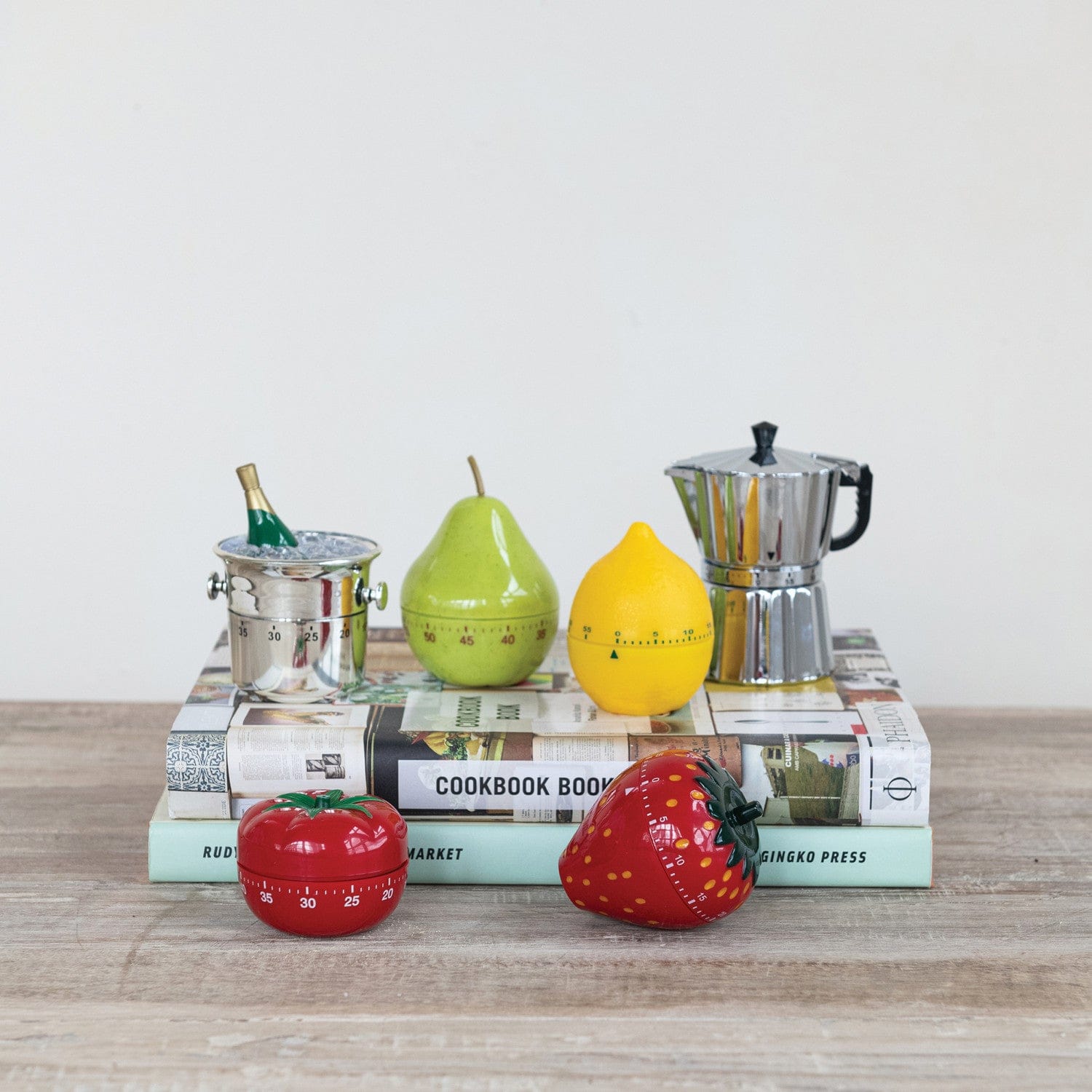 Creative Coop Home Plastic Lemon Shaped 1 Hour Twist Timer