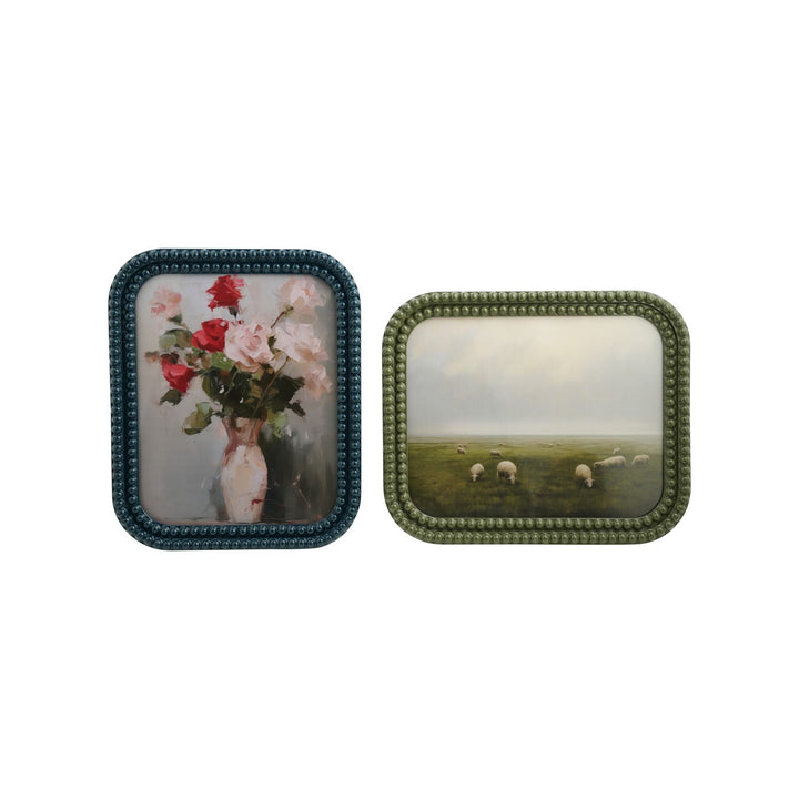 Creative Coop Home Resin Bobbin Photo Frame (Holds 8" x 10" Photo)