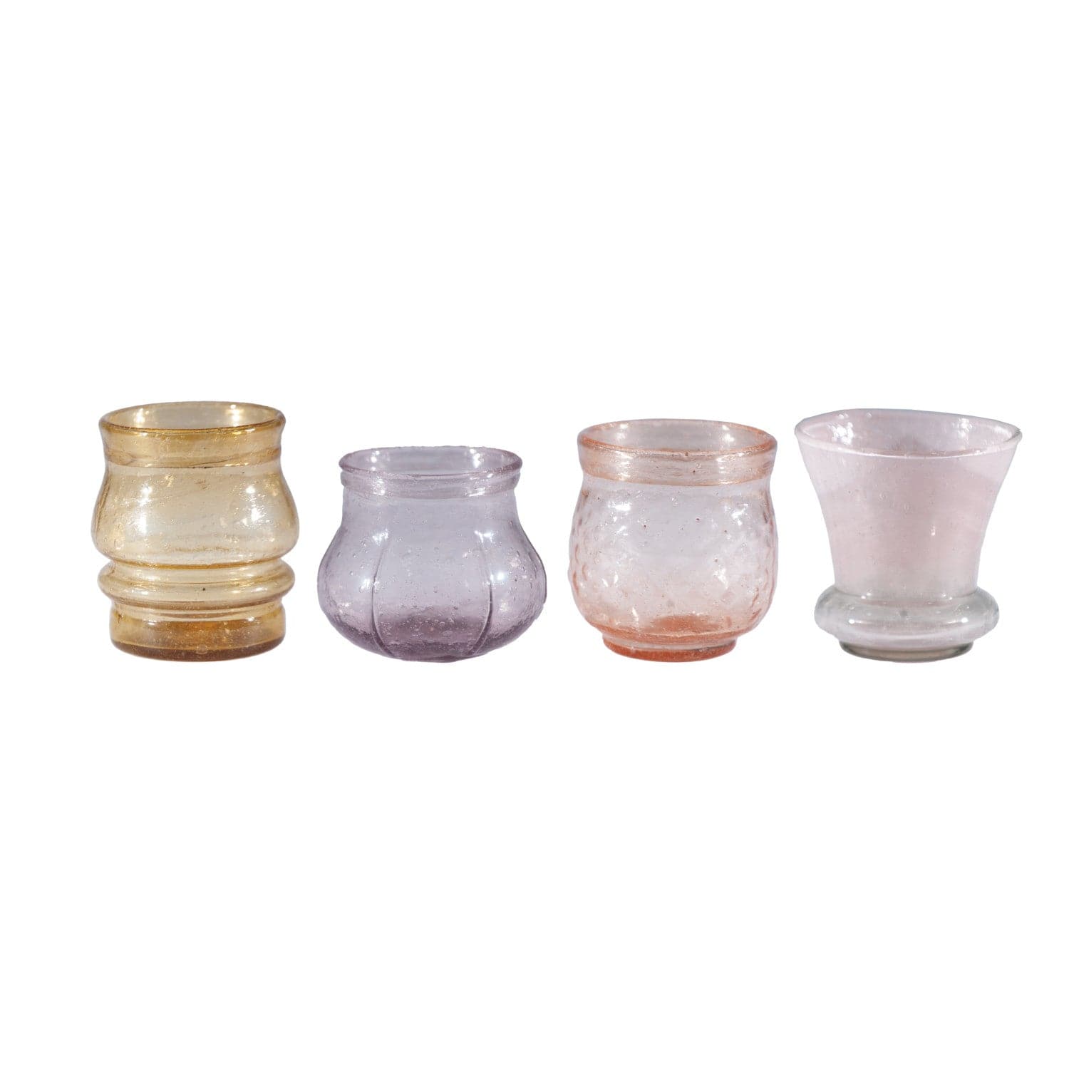 Creative Coop Home Seeded Glass Tealight/Votive Holder, 4 Styles