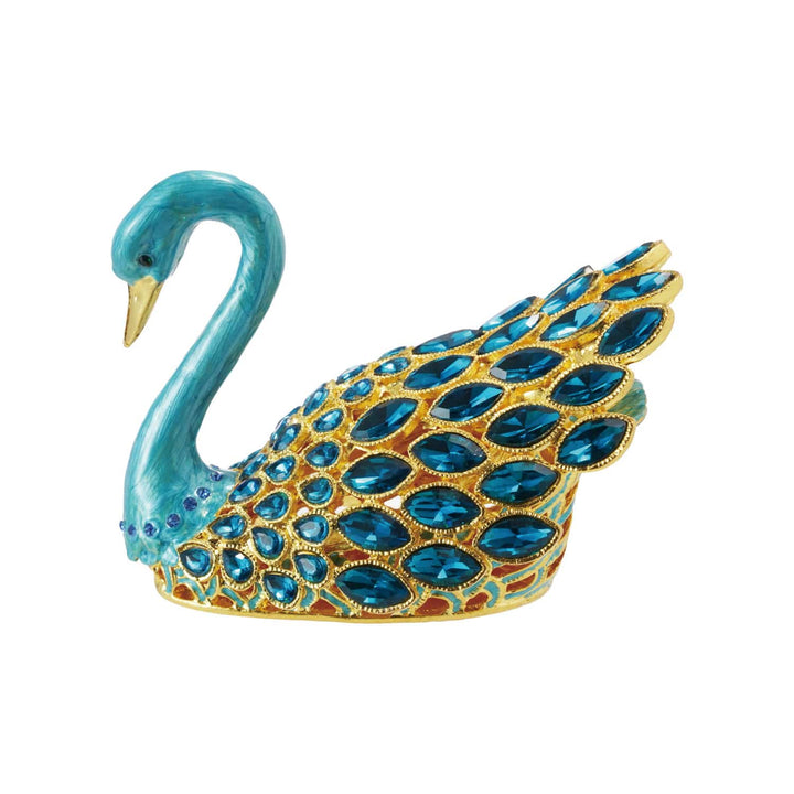 Creative Coop Home Swan Trinket Box