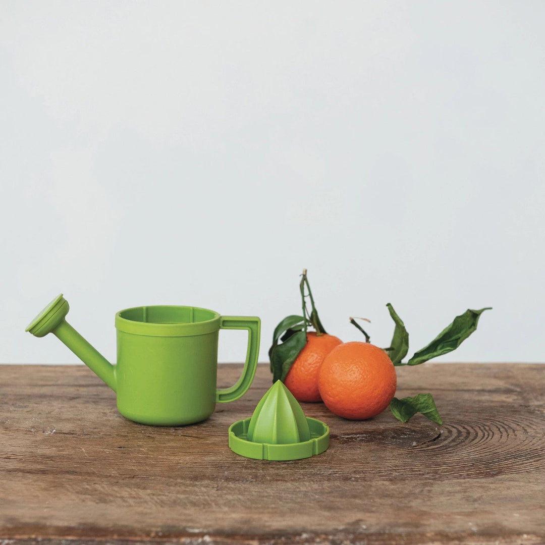 Creative Coop Kitchen Accessories Plastic Watering Can Shaped Juicer & Pitcher