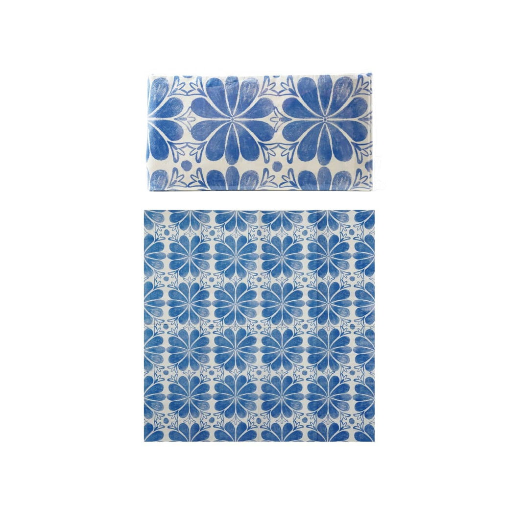 Creative Coop Party Paper Napkins with Tile Pattern (Contains 20 Folded Pieces)