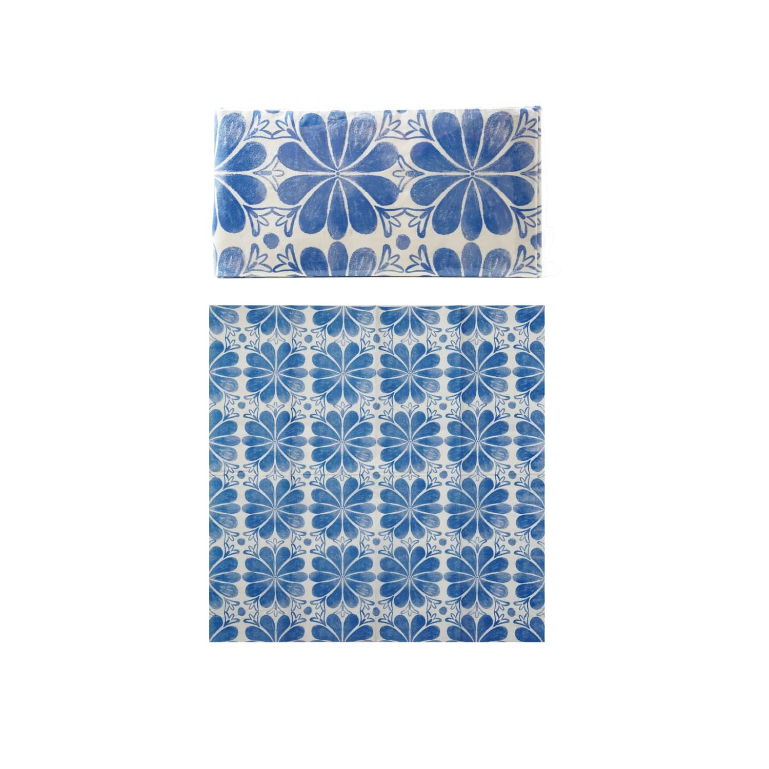 Creative Coop Party Paper Napkins with Tile Pattern (Contains 20 Folded Pieces)