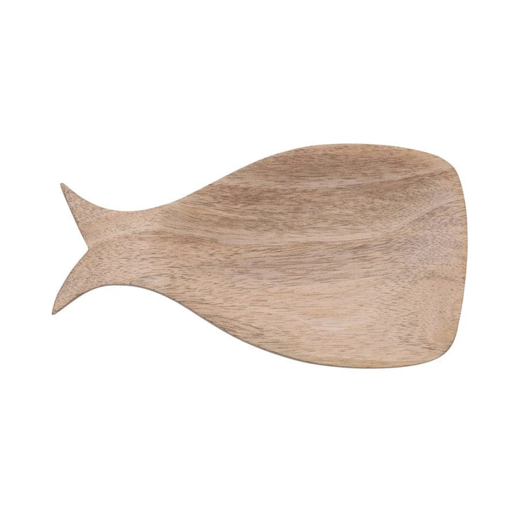 Creative Coop Spoon Mango Wood Whale Shaped Spoon Rest