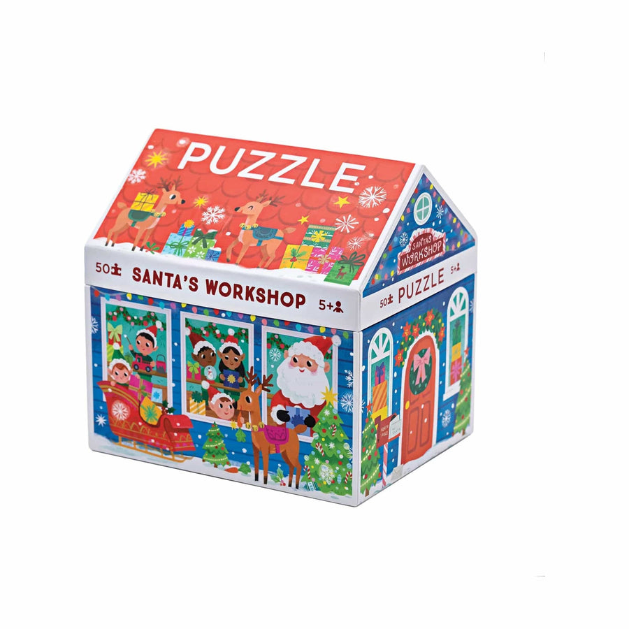 Crocodile Creek Puzzle Santa's Workshop 50 Piece Puzzle  | Crocodile Creek